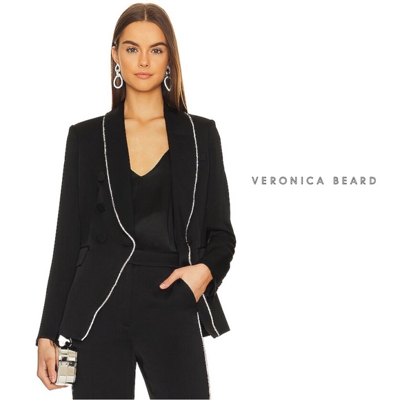 Veronica Beard Jackets & Blazers - NEW Veronica Beard JAGGER SATIN DICKEY JACKET